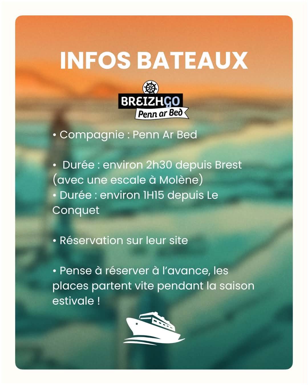 Comment venir à Ouessant 4